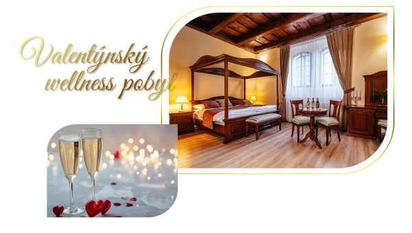 Valentýnský wellness pobyt pro dva